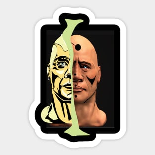 jason dwayne Sticker